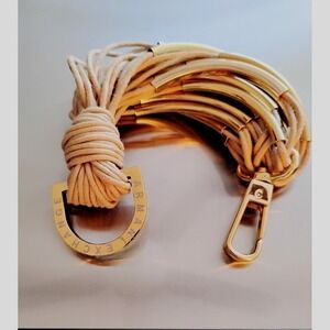 Armani Exchange Multi Strand Cord Tube Statement Bracelet quiet luxury preppy